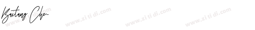 Baitang Che字体转换